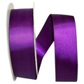 Reliant Ribbon 10.5 in. 50 Yards Double Face Satin Ribbon, Plum 4950-910-09K